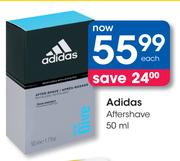Adidas Aftershave-50ml Each