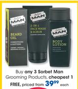 Sorbet Man Grooming Products-Each
