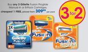 Gillette Fusion Proglide Manual 4- Or 8-Pack Cartridges-Per Pack