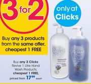 Clicks Revive Hand Wash Products-1Ltr Each