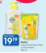 Detto Liquid Hand Wash Refill Or Hand Wash-200ml Each
