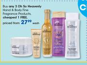  Oh So Heavenly Hand & Body Fine Fragrance Products-Each