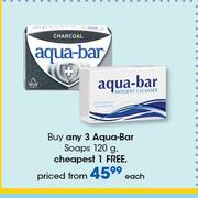 Aqua Bar Soaps-120g Each