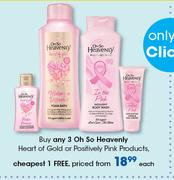 Oh So Heavenly Heart Of Gold Or Positively Pink Products-Each