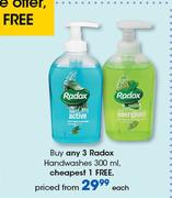  Radox Handwashes-300ml Each