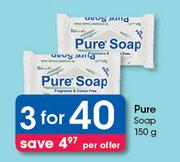 Pure Soap-3x150g Per Offer