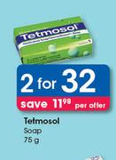Tetmosol Soap-2x75g Per Offer