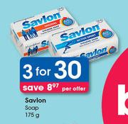 Savlon Soap-3x175g Per Offer