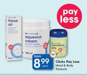 Clicks Pay Less Hand And Body Products-Each