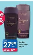 Yardley Body Lotion-400ml Each