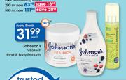 Johnson's Vita-Rich Hand And Body Products-Each