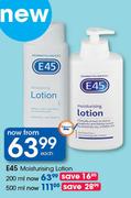 E45 Moisturising Lotion-500ml Each
