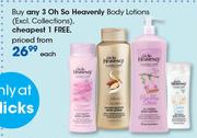 Oh So Heavenly Body Lotions(Excl. Collections)-Each