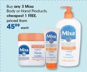 Mixa Hand And Body Products-Each
