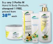 Portia M Hand And Body Products-Each
