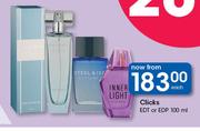 Clicks EDT Or EDP-100ml Each