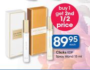 Clicks EDP Spray Wond-15ml Each