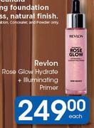 Revlon Rose Glow Hydrate + Iluuminating Primer-Each