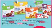 Clicks Made 4 Baby Juices-200ml Or Cranberry Oat Bar-28g For 4 Per Offer