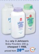 Johnson's Baby Powder 200g