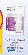 Avent Breast Milk Bags-Per Pack