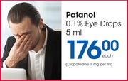 Patanol 0.1% Eye Drops-5ml Each