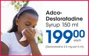 Adco-Desloratadine Syrup-150ml Each