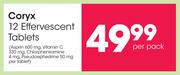 Coryx 12 Effervescent Tablets-Per Pack