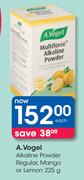 A. Vogel Alkaline Powder (Regular/Mango Or Lemon)-225g Each