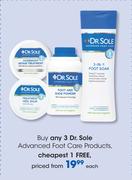 Dr. Sole Advanced Foot Care Products-Each