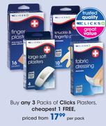 Clicks Plasters-Per Pack