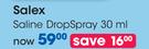 Salex Saline DropSpray-30ml Each