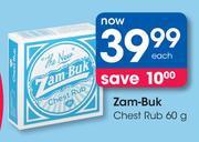Zam-Buk Chest Rub-60g Each