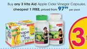 Vita Aid Apple Cider Vinegar Capsules-Per Pack