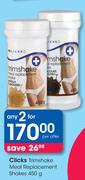 Clicks Trimshake Meal Replacement Shakes-2X450g