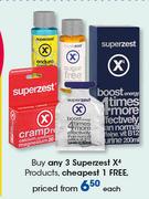 Superzest X4 Products-Each