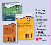 Clicks Body Mind And Energy Products-Each