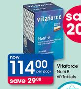 Vitaforce Nutri-B Tablets-60's Per Pack