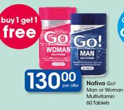 Nativa Gel Man Or Women Multivitamin Tablets-60's Per Offer