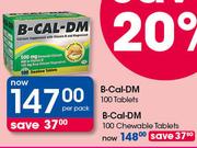 B-Cal-DM Chewable Tablets-100's Per Pack
