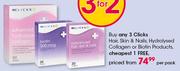 Clicks Hair, Skin & Nails, Hydrolysed Collagen Or Biotin Products-Per Pack