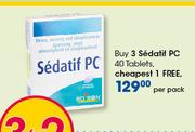 Sedatif PC Tablets-40's Per Pack