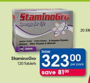Stamino Gro 120 Tablets-Per Pack