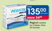 Pegicol Laxative For Children Plain 20 Sachets-Per Pack