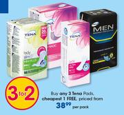 Tena Pads-Per Pack