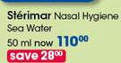 Sterimar Nasal Hygiene Sea Water-50ml Each