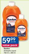 Savlon Antiseptic Liquid-750ml + 250ml Per Offer