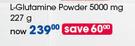 GNC Pro Performance L-Glutamine Powder 5000 mg-227g Each