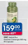 GNC Herbal Plus Garcinia Cambogia 500 mg 90 Capsules-Per Pack