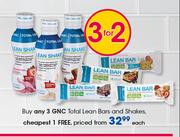 GNC Total Lean Bars & Shakes-Each